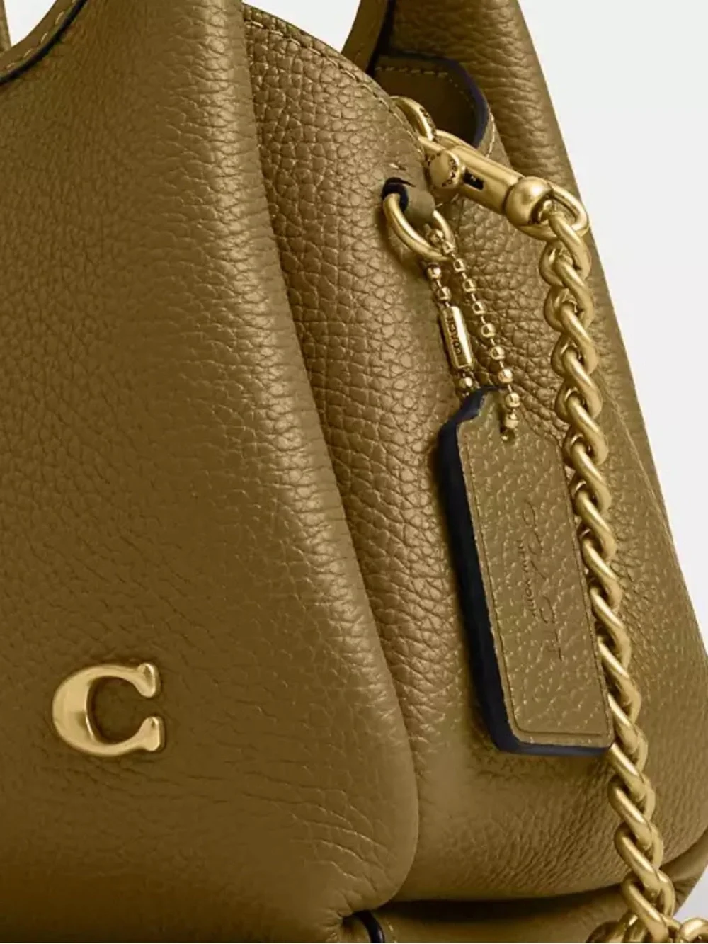 NWT Coach! Lana Shoulder Bag 19 /Muted Olive 🫒